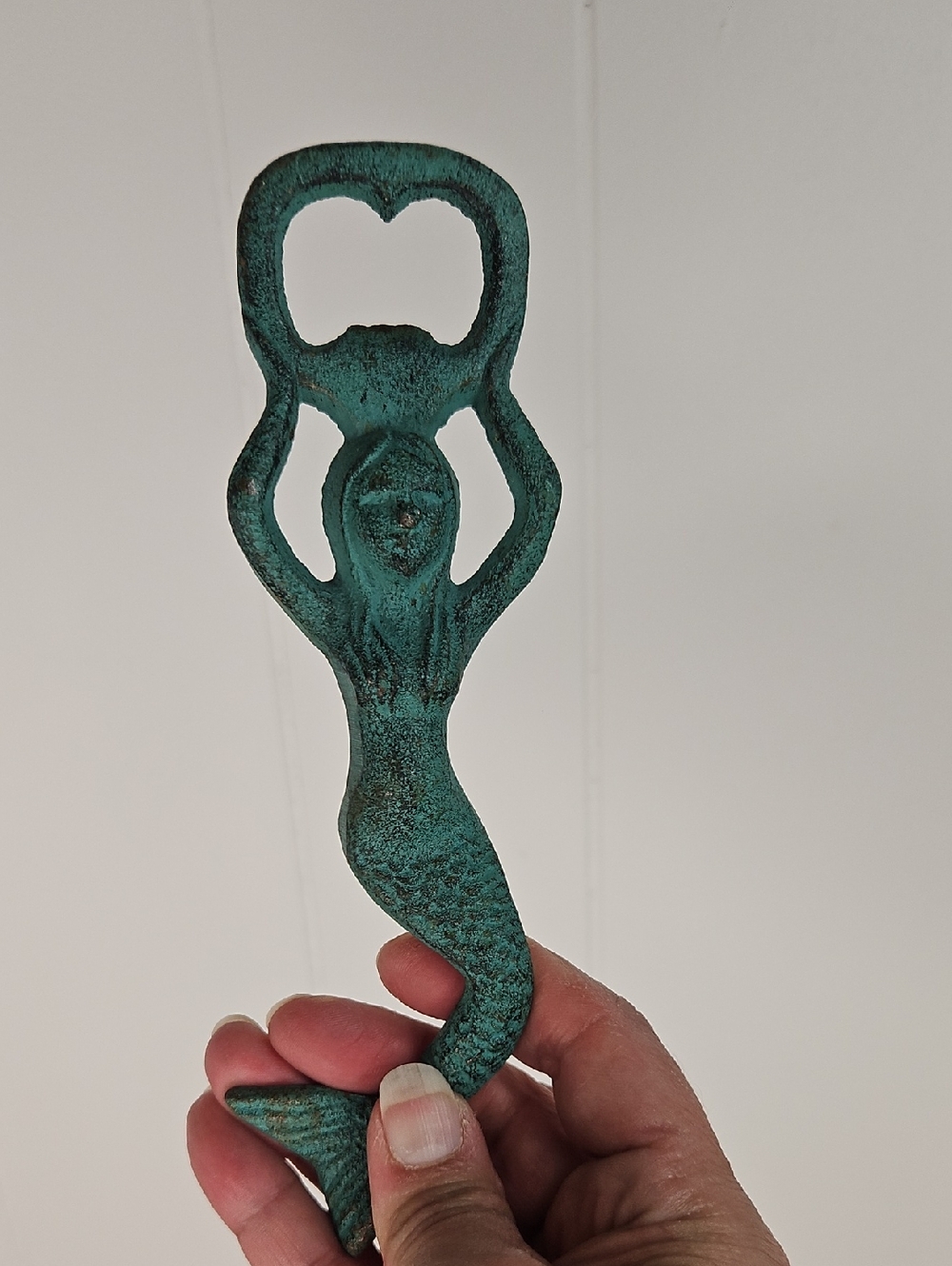 Vintage Cast Iron Mermaid Bottle Opener